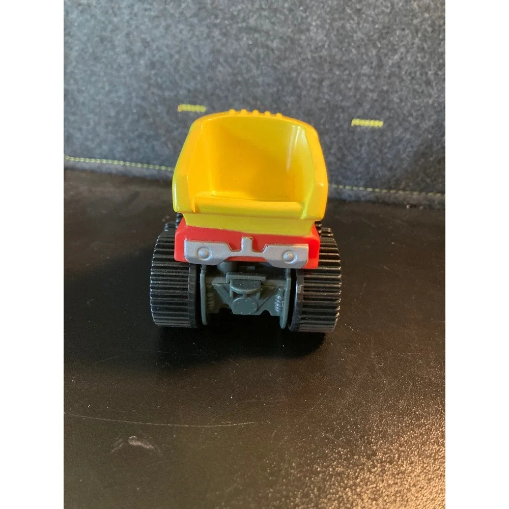 Hasbro Tonka Chuck & Friends Red Yellow Smiling Dump Truck Toddler Toy Works!